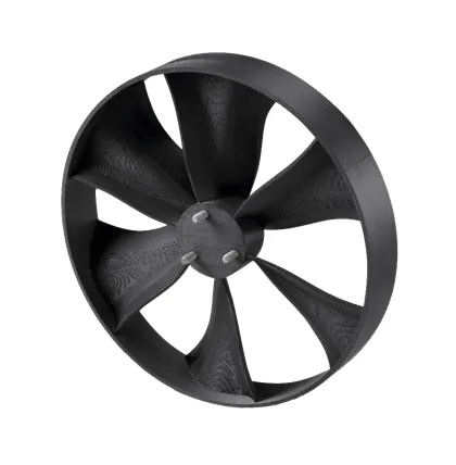 Fan Blades 3D printed with the Stratasys PC-ABS FDM 3D Material